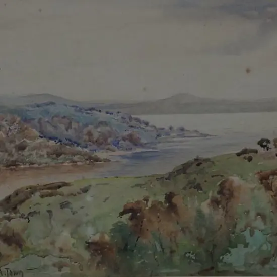 TOWN, H.A. - Estuary with Sand Dunes