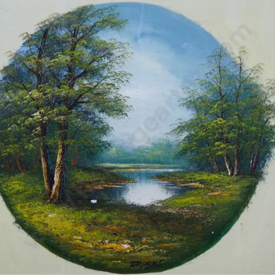 BROOKS - Pond & Trees