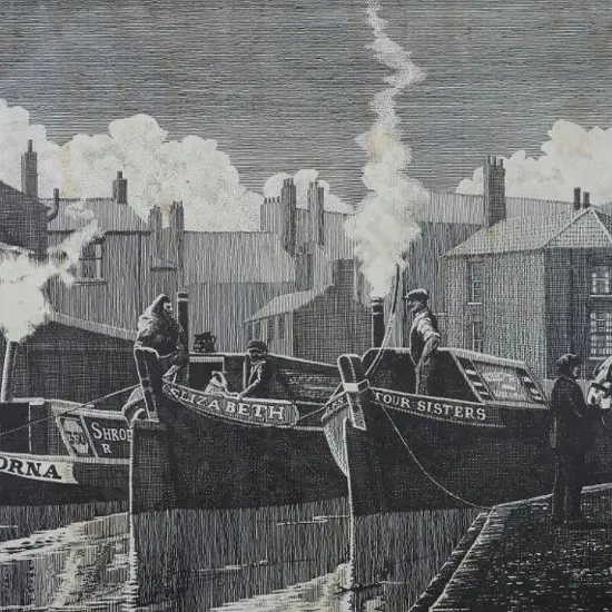 BISHOP, Maurice - Barges at Rest