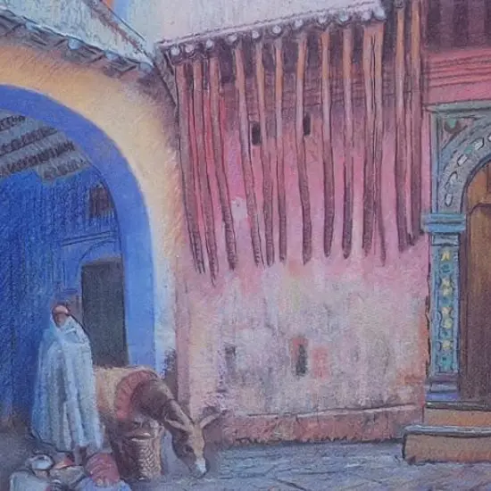 WEEKS, John (1888-1965) - Courtyard in Algiers