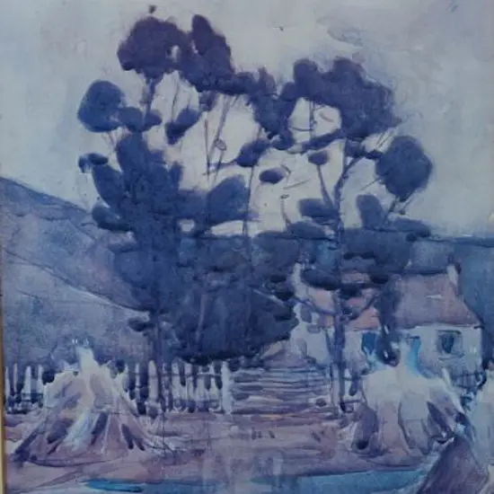 MERTON, Owen (1887-1931) - Near Motueka, 1909