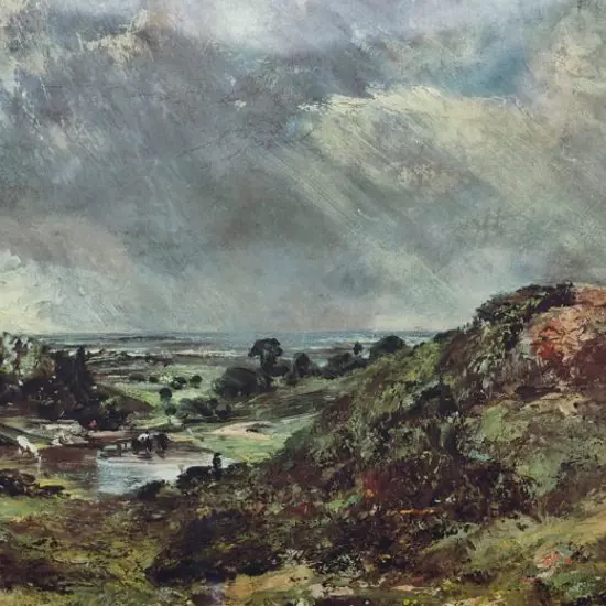 CONSTABLE, John (1776-1837) - View at Hampstead Heath