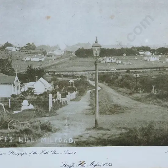 UNKNOWN - Sheriff's Hill, Milford, Auckland, 1910