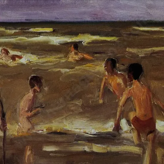 LIEBERMANN, Max (1847-1935) - Bathers on the Beach, 1897