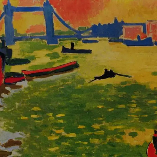 DERAIN, Andre (1880-1954) - La Tamise at Tower Bridge, 1906