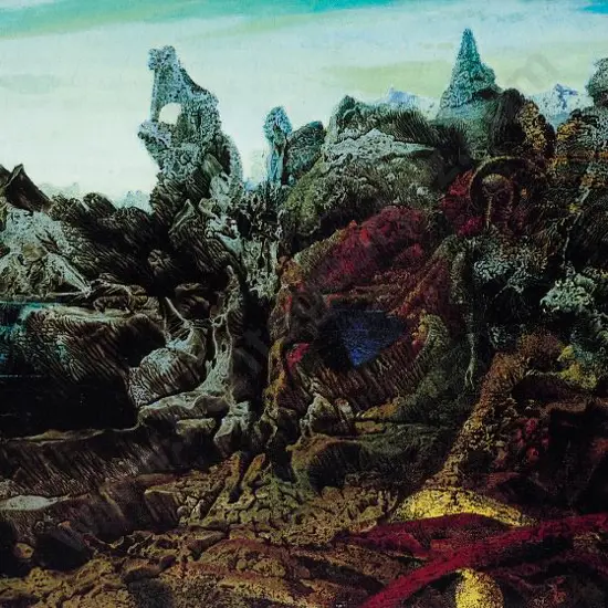 ERNST, Max (1891-1976) - Landscape with Lake and Chimeras, 1940