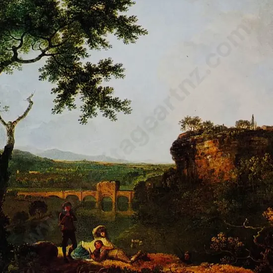 WILSON, Richard (1713-1782) - Holt Bridge on the River Dee, 1762