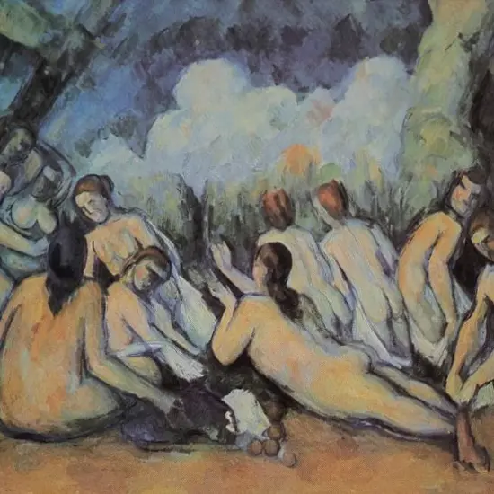 CEZANNE, Paul (1839-1906) - Les Grandes Baigneuses