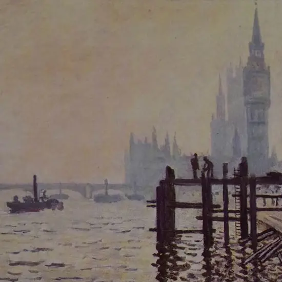 MONET, Claude (1840-1926) - The Thames below Westminster