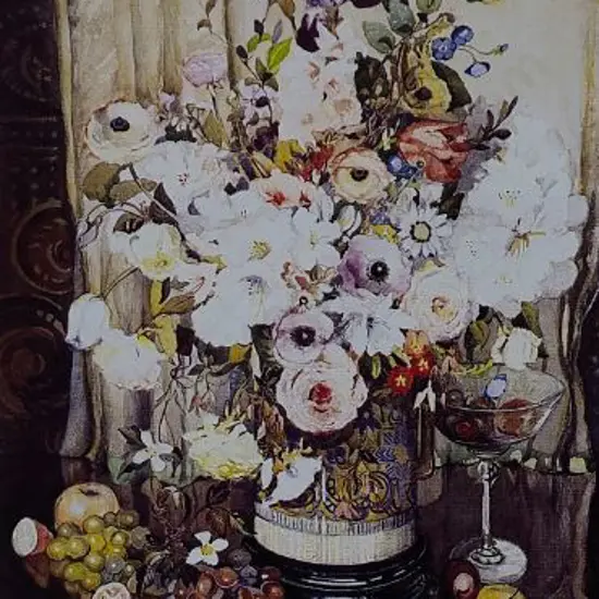 McKAY, JEAN (1908-1993 - Still Life, Flowers & Fruit, 1937