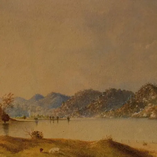 SYMONS, John Corker Vigers (1832-1897) - Lake Wairarapa, 1870
