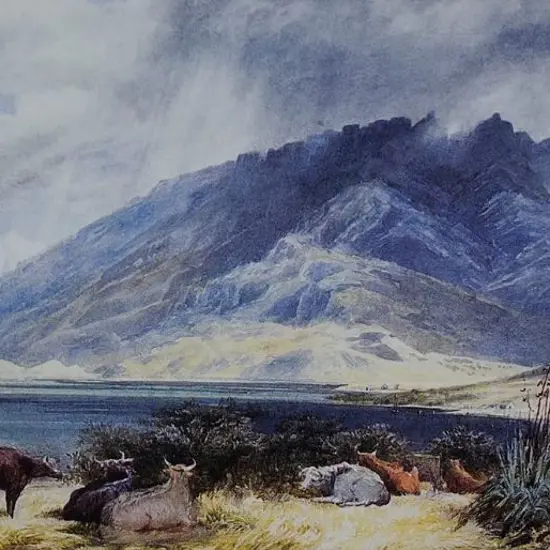 GULLY, John (1819-1888) - Lake Wanaka from Beacon Point, 1878