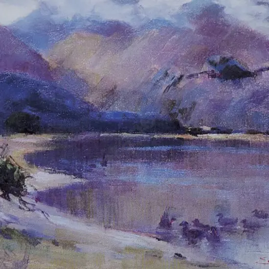 FRISTROM, Claus Edward (1864-1950) - Diamond Lake, Paradise, Otago