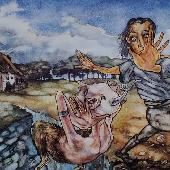 JUDD, Phil (1953-) - Intended Cover for Split Enz Album, Second Thoughts