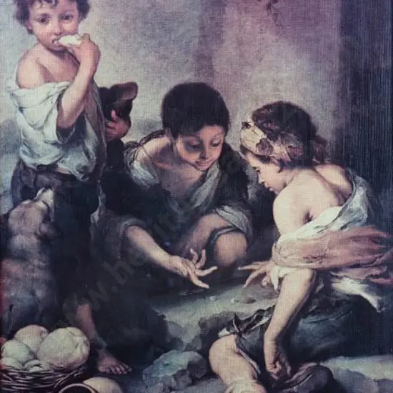 UNKNOWN - Three Children Playing Dice