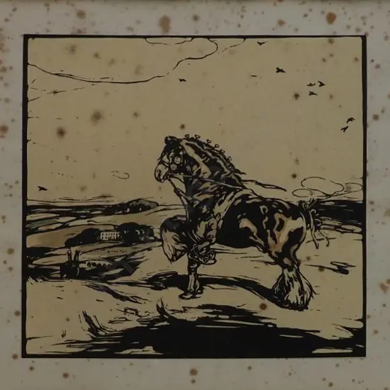 NICHOLSON, William (1872-1949) - The Shire Horse