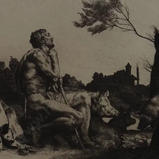 STRANG, William (1859-1921) - The Prodigal Son - Praying to the Lord