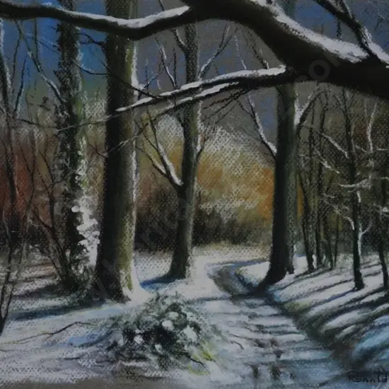 HOMES, Ronald (20th Cent.) - Snow in The Woods