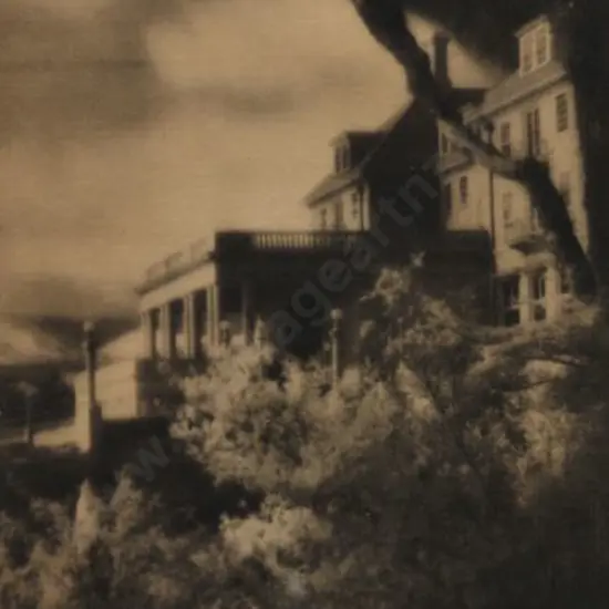 RISBERG, Carl (1903-1972 - Sunlit Grandeur - Chateau Tongariro c. 1935