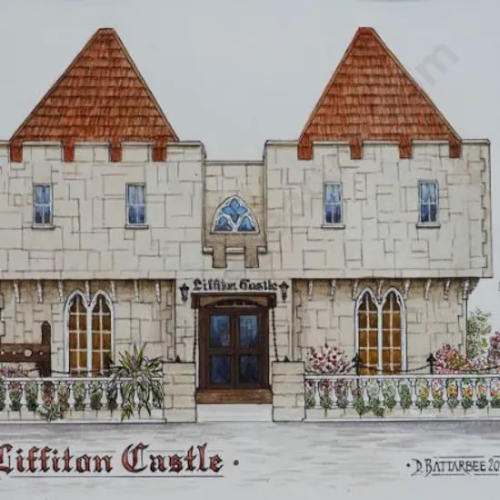 BATTARBEE, David (1939-) - Liffiton Castle, Whanganui