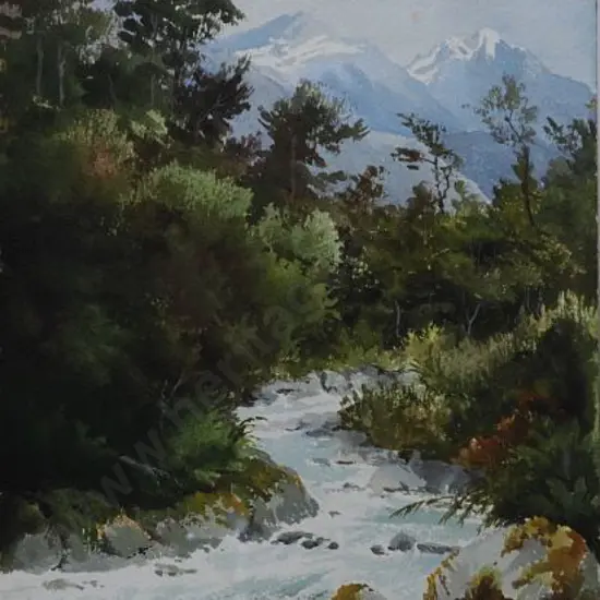 SWIFT, Rena (1931-) - River and Mountains