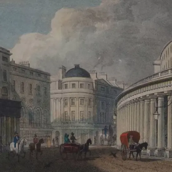 SHEPHERD, Thomas Hosmer (1793-1864) - The Quadrant in Part of Regent Street, London