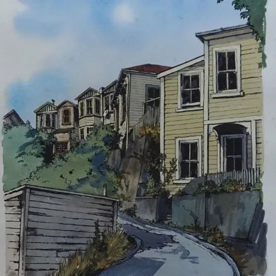 LEITCH, Peter G. (Active 1970s-80s) - Glenbervie Terrace (off Tinakori Road), Wellington