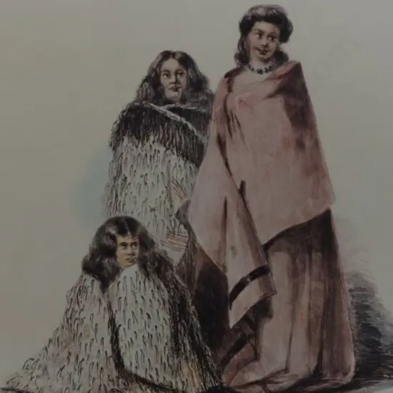 ANGAS, George French (1822-1886) - Rua, Pari & Huki of the Ngatitoa, Porirua