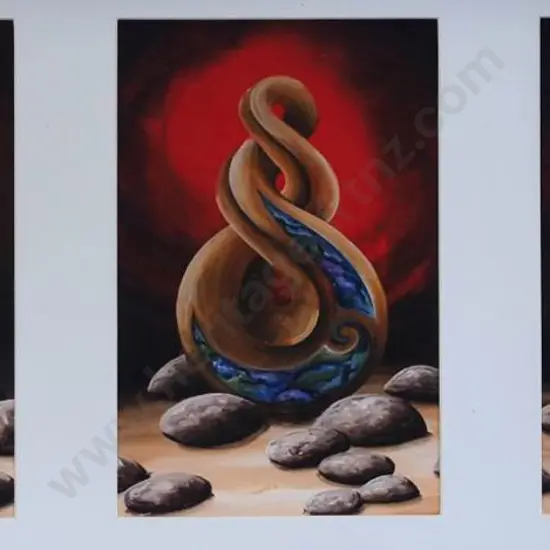 DANGEN, Terri (21st Cent.) - Kiwiana Tryptich