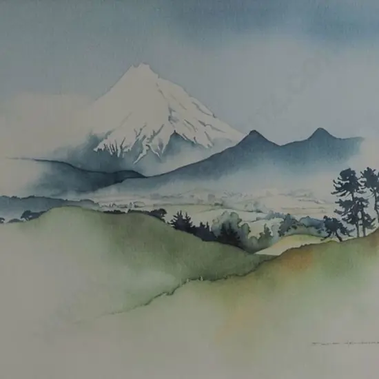HENSHAW, David (1939-2014) - Mount Taranaki