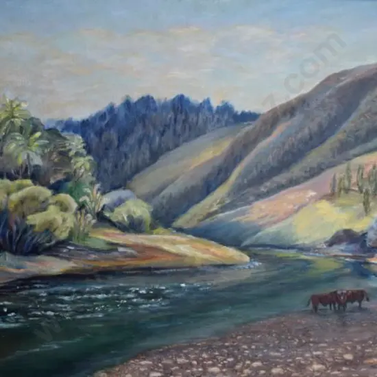 ABBOTT, Elva (1929-) - Rangitikei River (?)