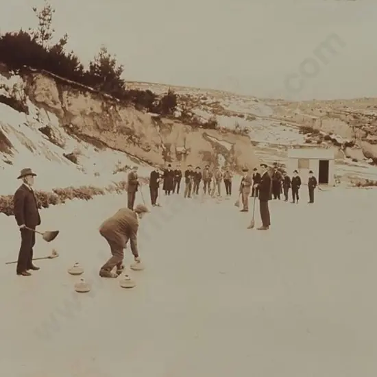 UNKNOWN photographer - Curling on Ice, July 12, 1904