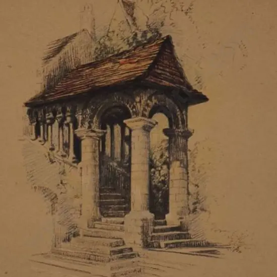 BATES, Marjorie C. (1882-1962) - Norman Stairs, Canterbury (England)