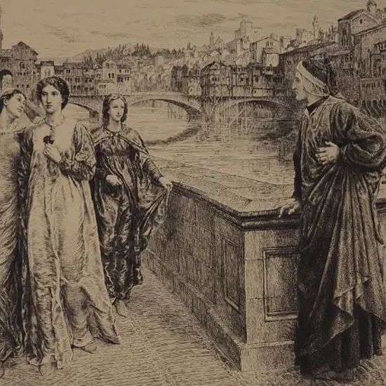 HOLIDAY, Henry (1839-1927) - Dante and Beatrice