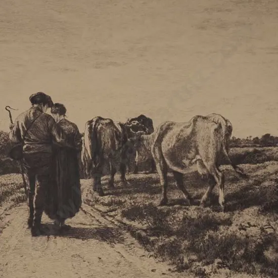 FISHER, Mark (1841-1923) - When the Kye Came Hame