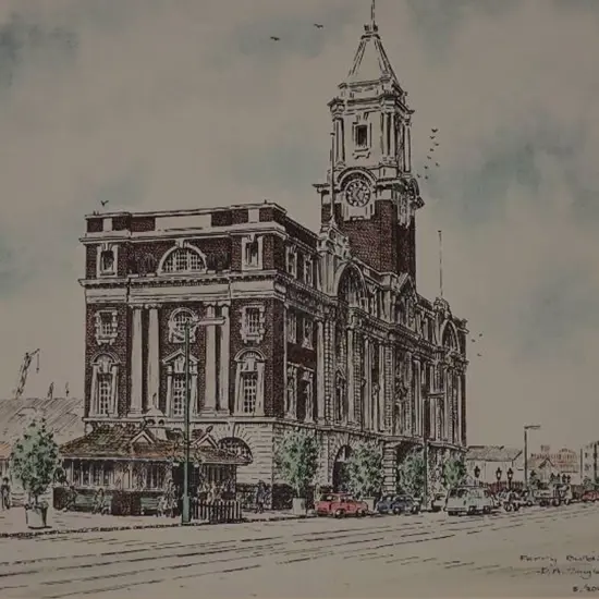 SINGLETON, D. A. - The Ferry Building, Auckland