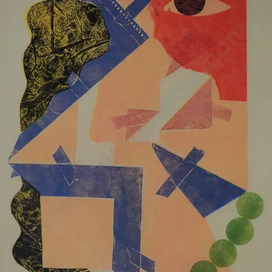 JONES, Robert (1943-) - Mr Paper Fold Face