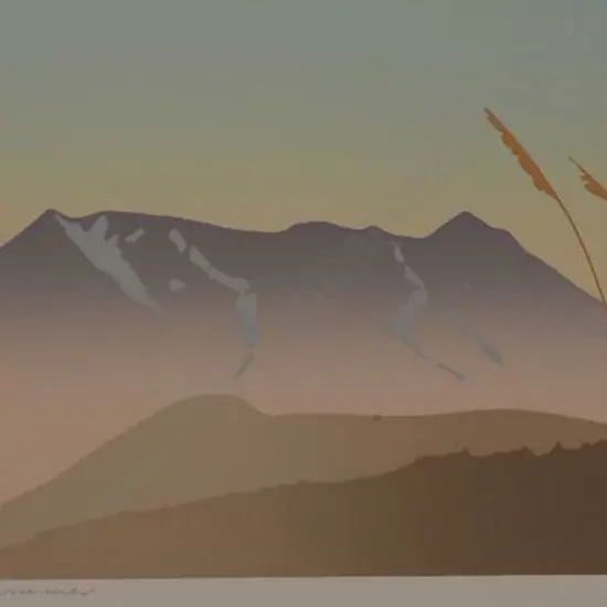 WARR, Malcolm (1939-) - Ruapehu, Summer