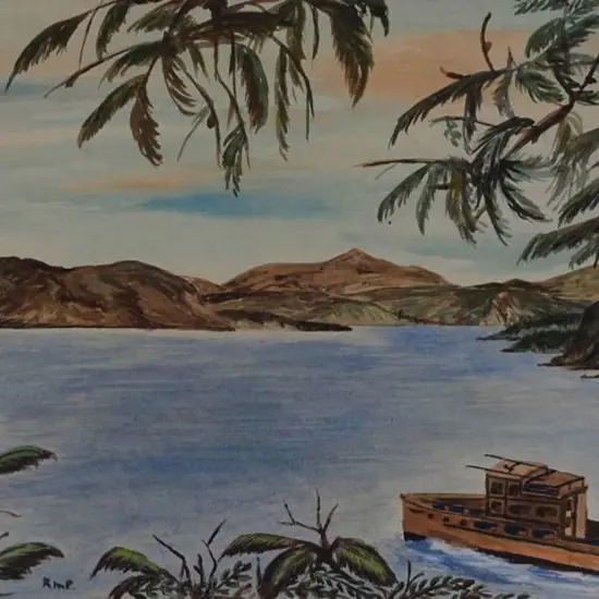 R. M. P. (Initials) - Lake Rotomahana, Rotorua