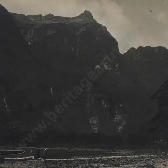 UNKNOWN Photographer - Head of Hall's Arm, Doubtful Sound, c. 1900