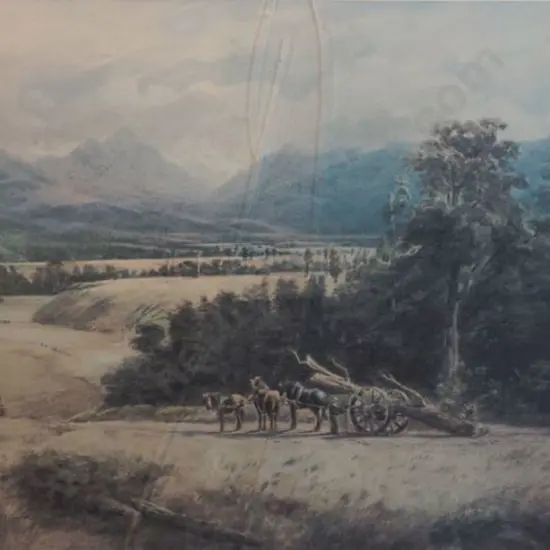 GULLY, John (1819-1888) - Wangapeka Valley, 1886