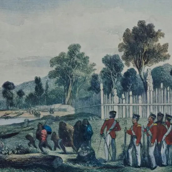 BREES, Samuel Charles (1809-1865) - Makaenuku Pa, District of the Hutt 1843