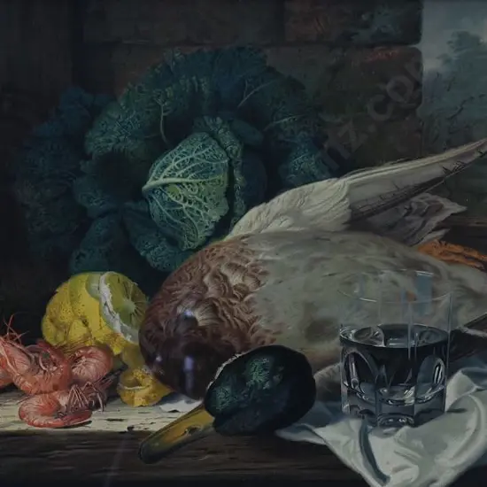 LADELL, Edward (1821-1886) - Still Life (Pears Print 1913)