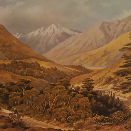 BARRAUD, Charles Decimus (1822-1897) - Craigeburn Valley - New Zealand Graphic & Descriptive (1877)