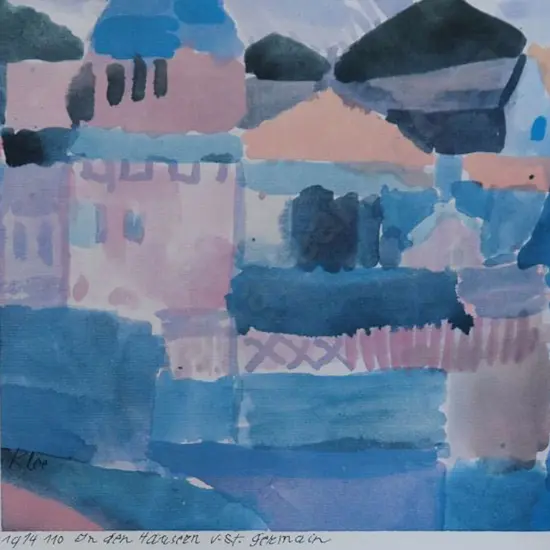 KLEE, Paul (1879-1940) - In den Häusern von St. Germain, 1914