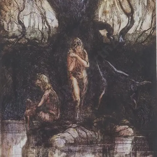 UNKNOWN Artist (A44) - River Nymphs