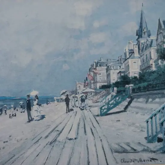 MONET, Claude - Promenading on Mediterranean