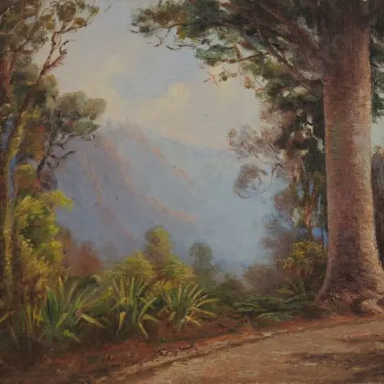 KENDALL, B.  - Kauri Tree on Woodland Path