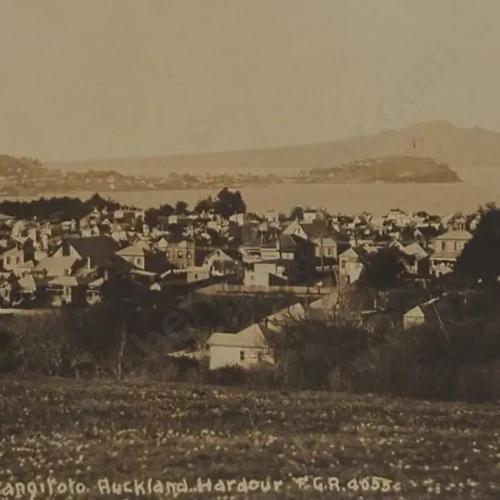 RADCLIFFE, Frederick George (1863-1923) - Rangitoto, Auckland Harbour c. 1905