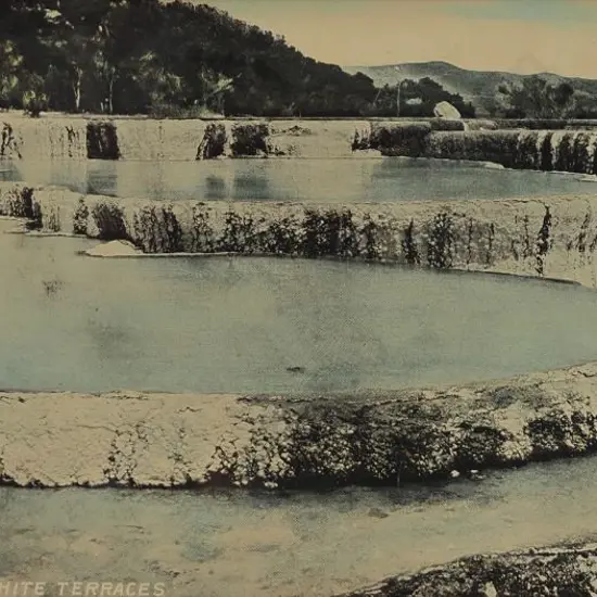 UNKNOWN photographer - The Lost White Terraces